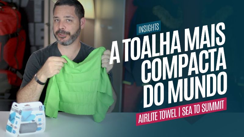 A Toalha Mais Compacta do Mundo! AirLite Towel