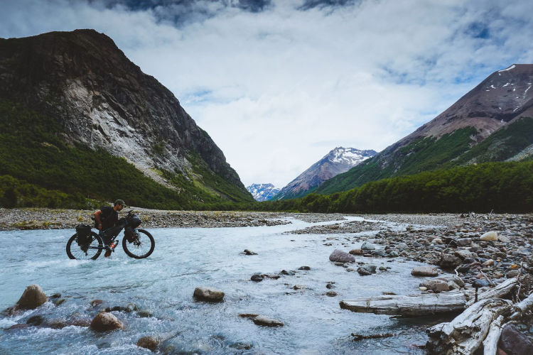 Viagem de bike pelos Andes