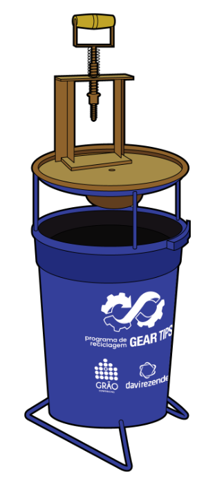 Coletor para reciclagem de cartuchos de gás Gear Tips